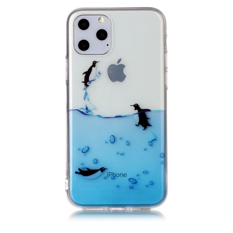 Cover for iPhone 11 Pro Gennemsigtigt Pingvinspil