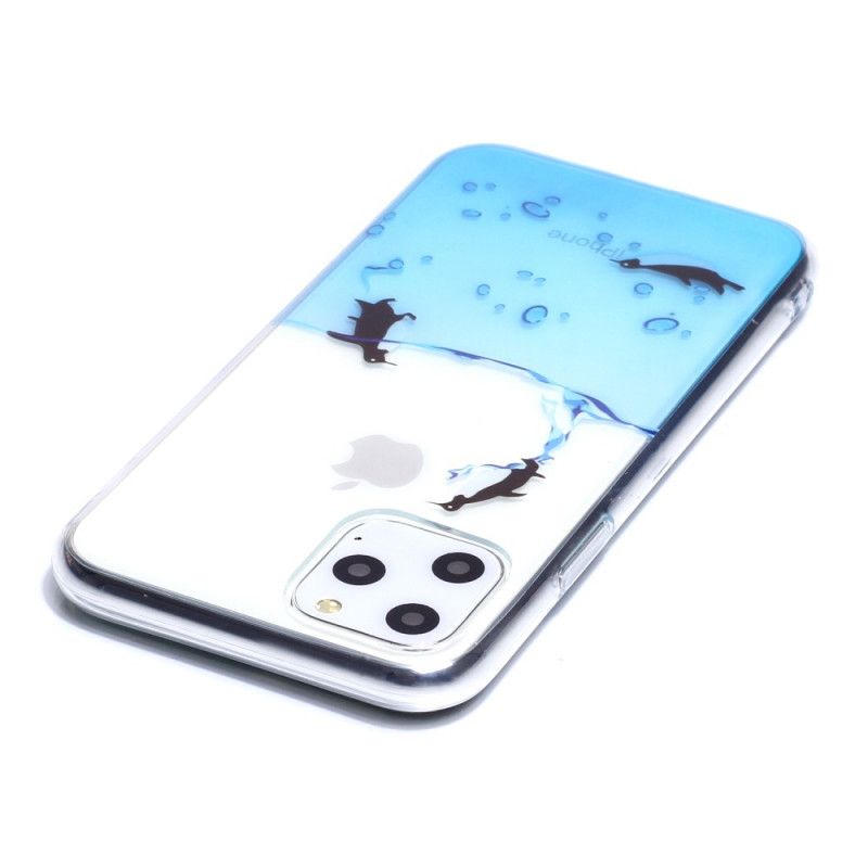 Cover for iPhone 11 Pro Gennemsigtigt Pingvinspil