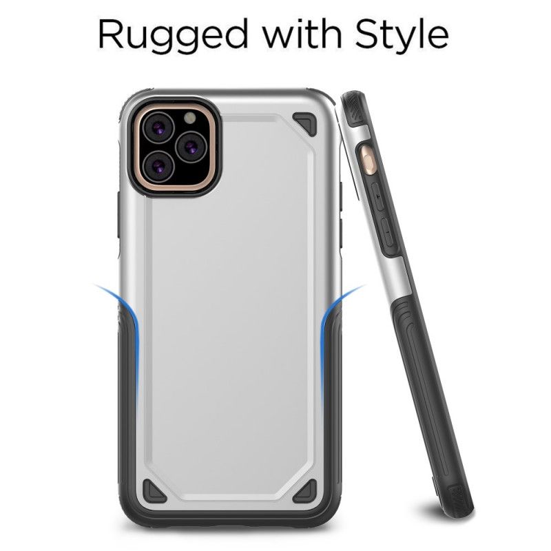 Cover for iPhone 11 Pro Grå Premium Metaleffekt