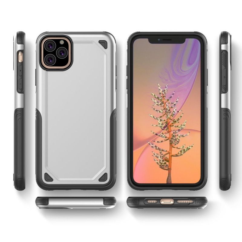 Cover for iPhone 11 Pro Grå Premium Metaleffekt