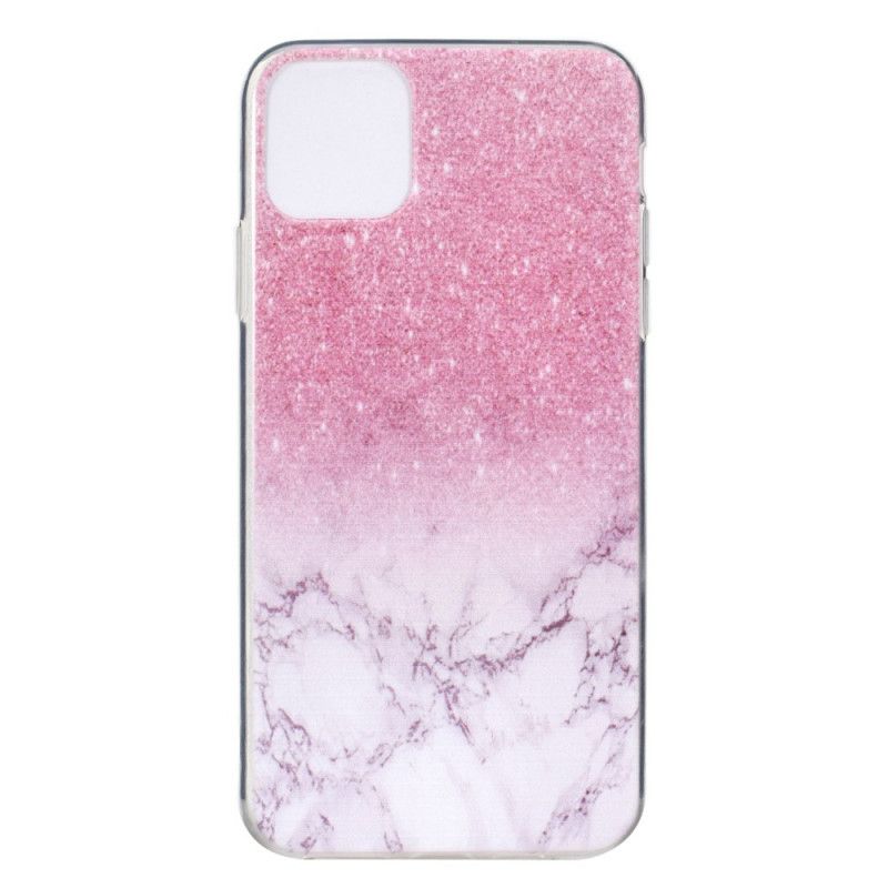 Cover for iPhone 11 Pro Magenta Marmor