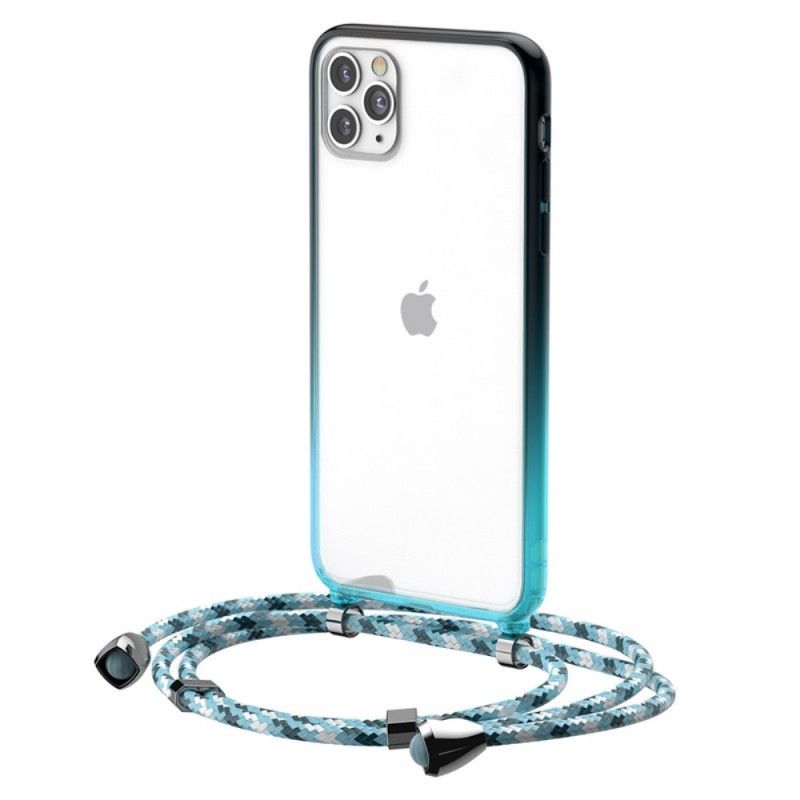 Cover for iPhone 11 Pro Rød Med Gennemsigtig Ledningsbase