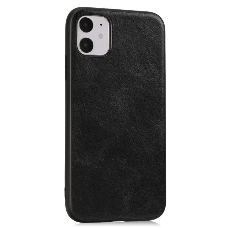 Cover for iPhone 11 Pro Sort Elegant Lædereffekt