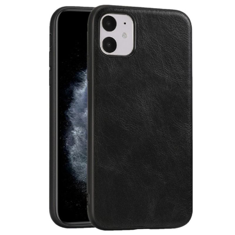 Cover for iPhone 11 Pro Sort Elegant Lædereffekt