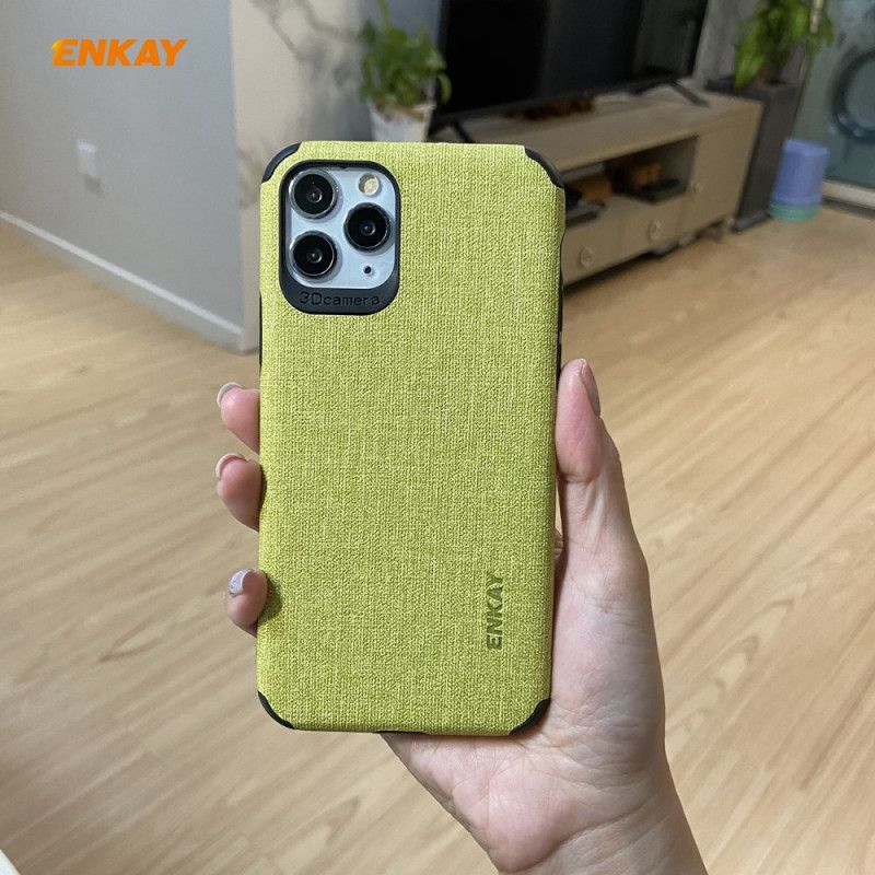 Cover for iPhone 11 Pro Sort Enkay Stof