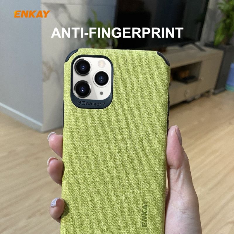 Cover for iPhone 11 Pro Sort Enkay Stof