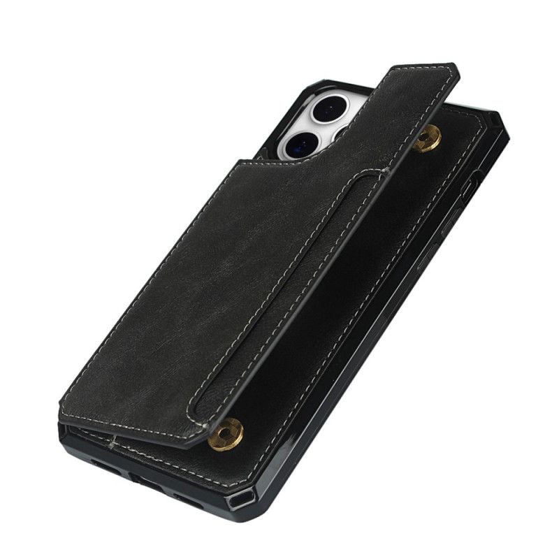 Cover for iPhone 11 Pro Sort Multifunktionel Med Rem