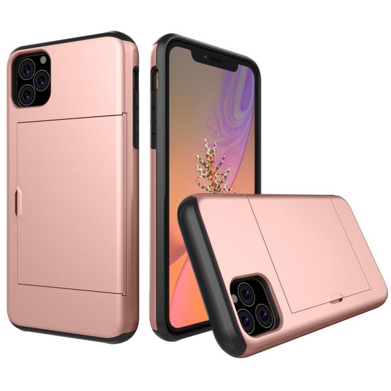 Cover for iPhone 11 Pro Sort Stiv Prangende Kortholder