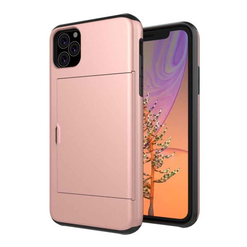 Cover for iPhone 11 Pro Sort Stiv Prangende Kortholder