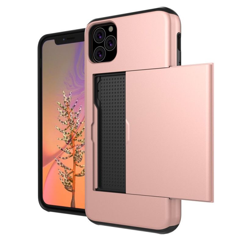 Cover for iPhone 11 Pro Sort Stiv Prangende Kortholder