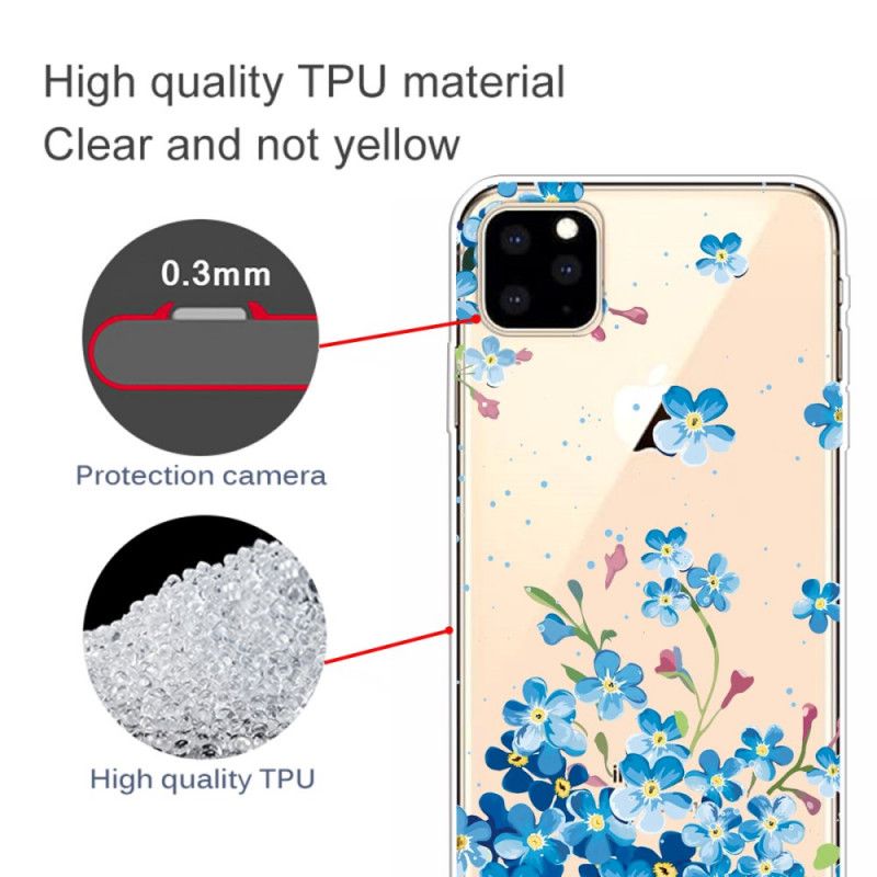 Cover iPhone 11 Pro Buket Blå Blomster Original