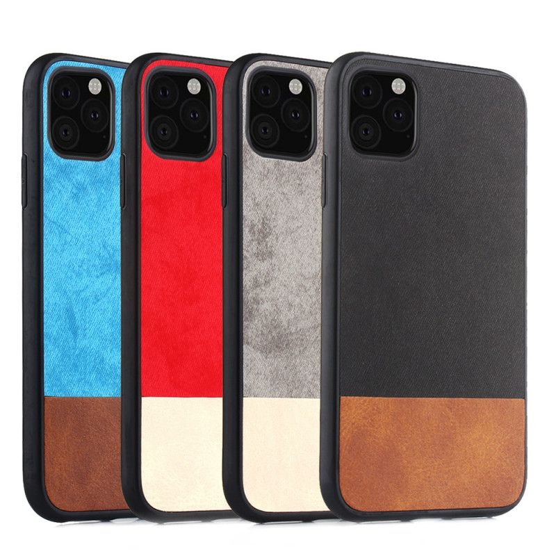 Cover iPhone 11 Pro Grå Tofarvet Imiteret Læder