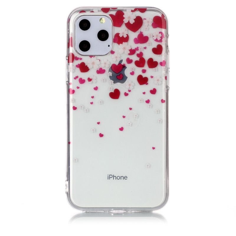 Cover iPhone 11 Pro Hjerteregn