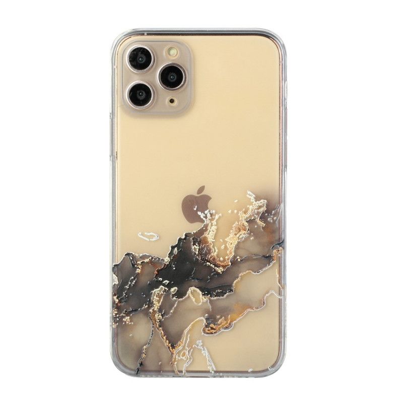 Cover iPhone 11 Pro Hvid Kunstnerisk Fleksibel Silikone