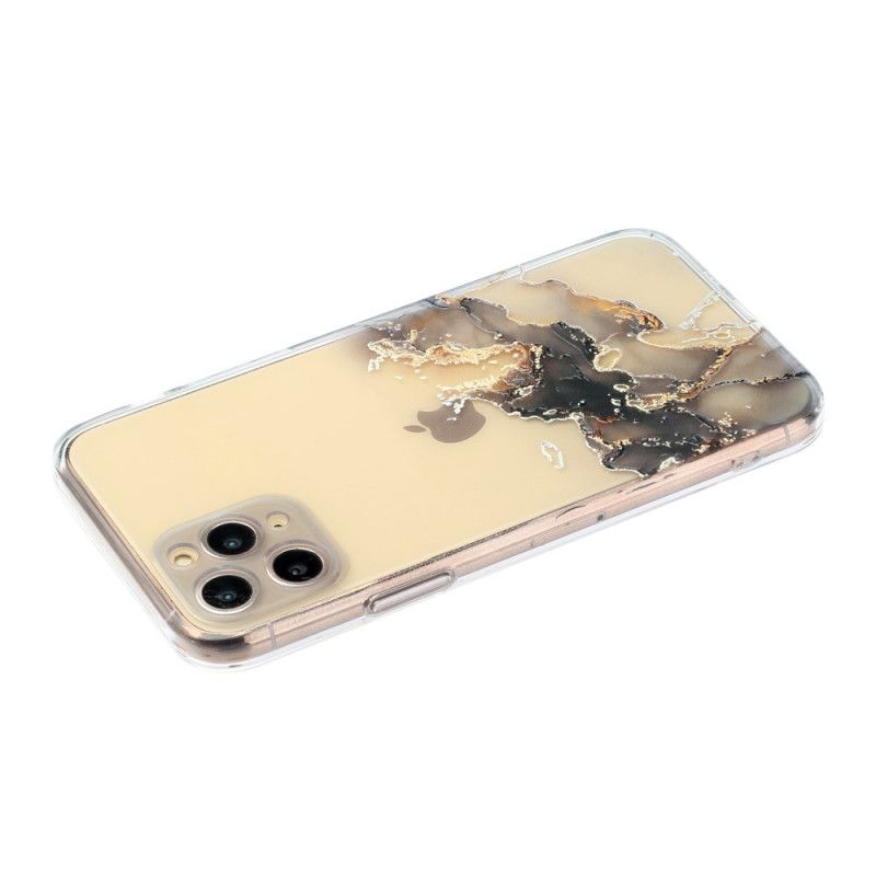 Cover iPhone 11 Pro Hvid Kunstnerisk Fleksibel Silikone