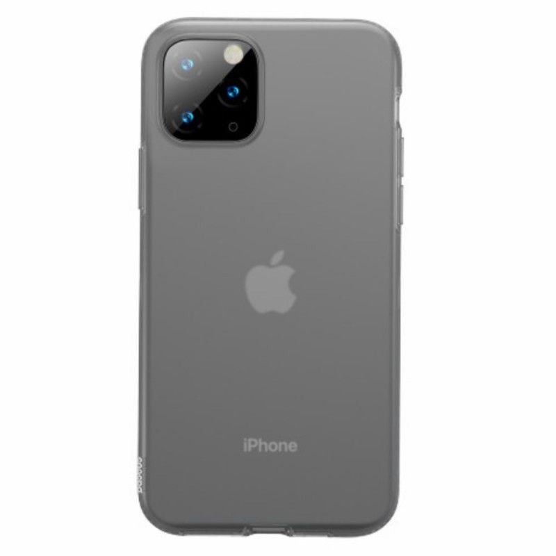 Cover iPhone 11 Pro Hvid Mobilcover Baseus Flydende Silikone