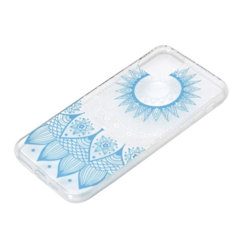 Cover iPhone 11 Pro Lyserød Gennemsigtig Farverig Mandala