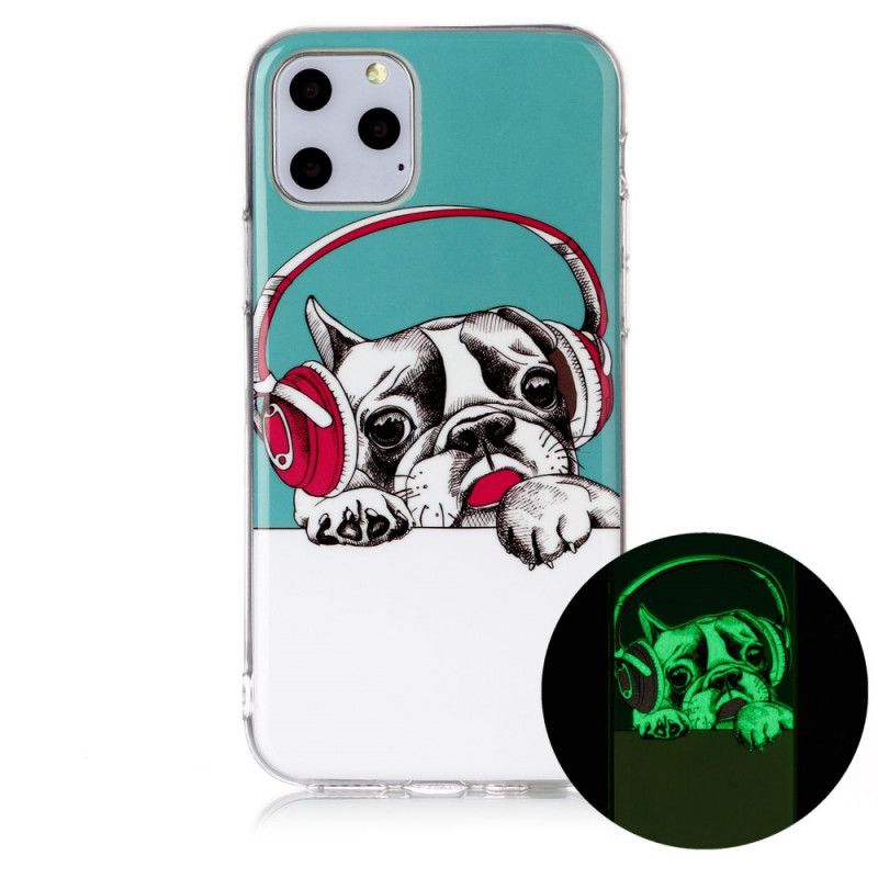 Cover iPhone 11 Pro Mobilcover Fluorescerende Hund