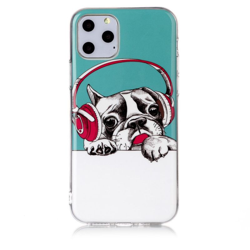 Cover iPhone 11 Pro Mobilcover Fluorescerende Hund