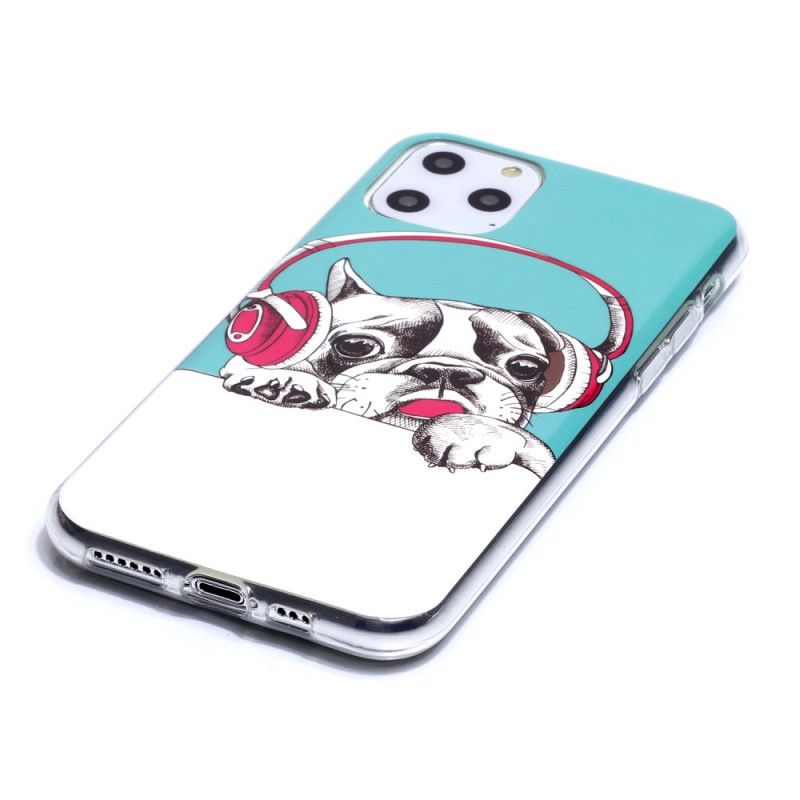 Cover iPhone 11 Pro Mobilcover Fluorescerende Hund