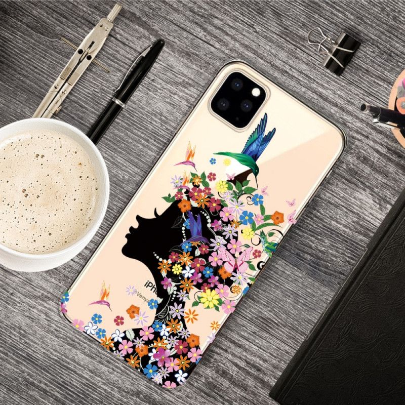 Cover iPhone 11 Pro Mobilcover Smukt Blomsterhoved