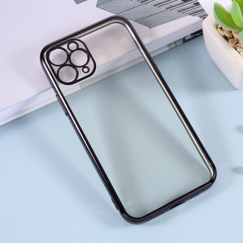 Cover iPhone 11 Pro Sort Gennemsigtig Krystal Original