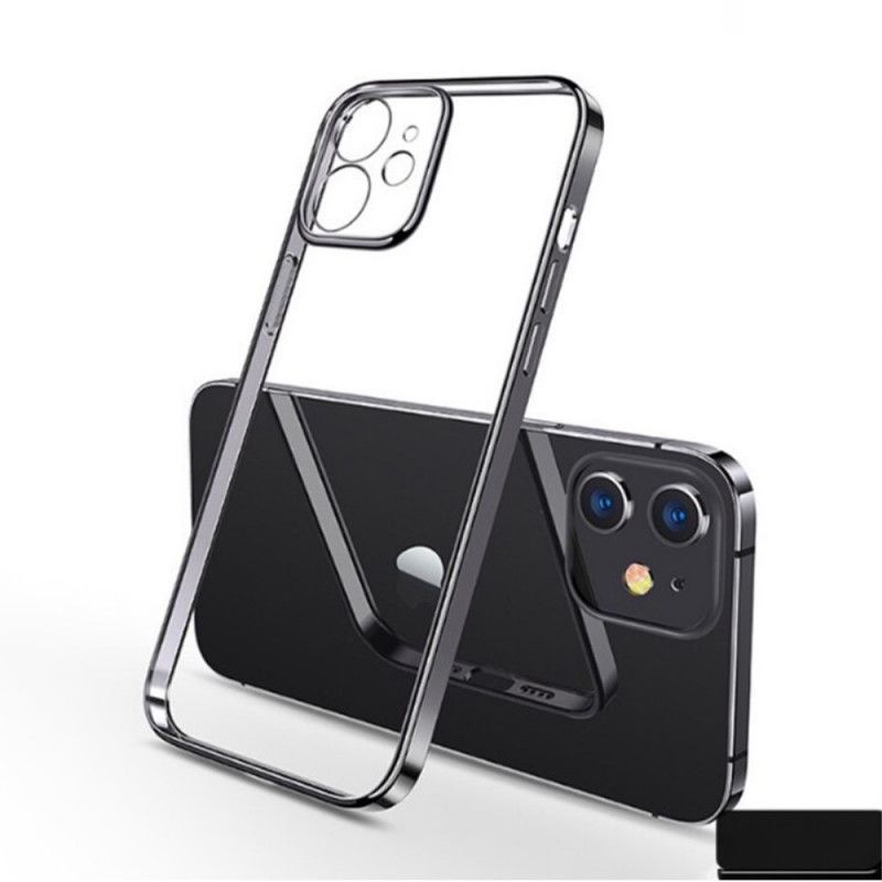 Cover iPhone 11 Pro Sort Gennemsigtige Kanada I Sulada Metalstil Beskyttelse