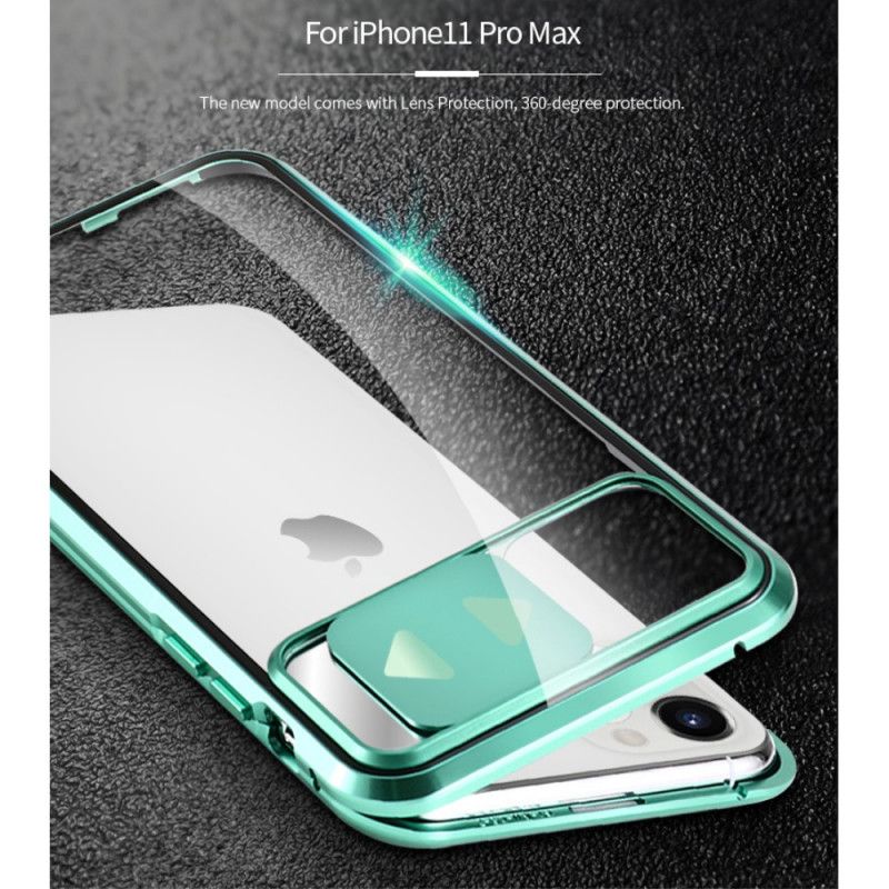 Cover iPhone 11 Pro Sort Hærdet Spejlglas Og Linsedæksel