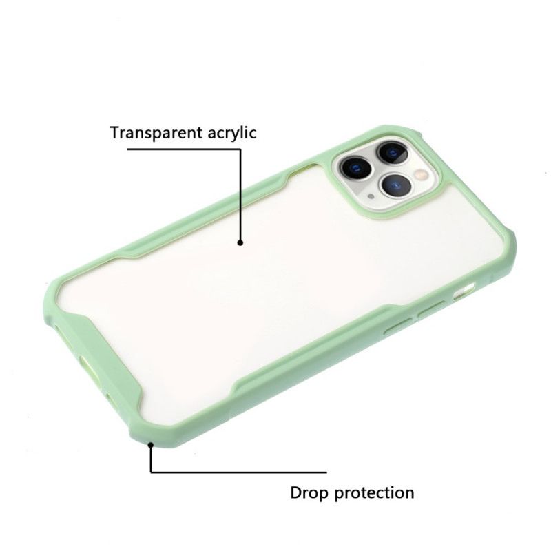 Cover iPhone 11 Pro Sort Hybrid Med Farvede Kanter Original