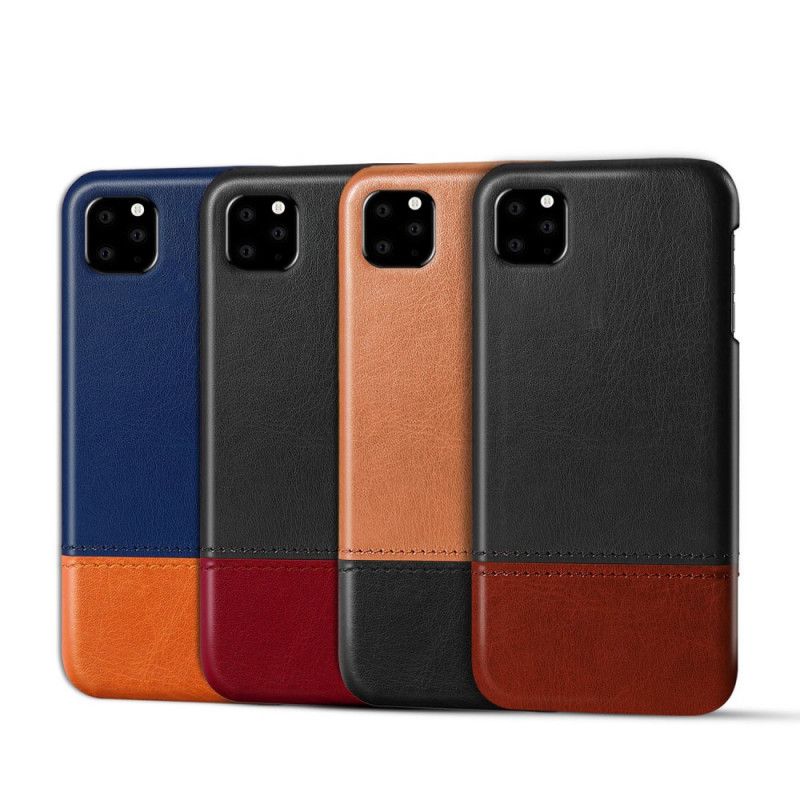 Cover iPhone 11 Pro Sort Ksq Tofarvet Lædereffekt Beskyttelse