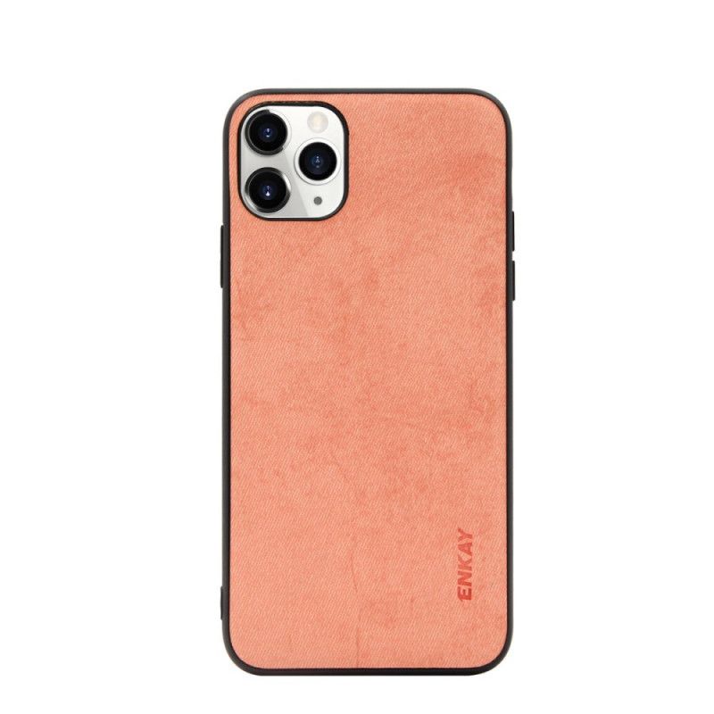 Cover iPhone 11 Pro Sort Mobilcover Enkay Stoftekstur