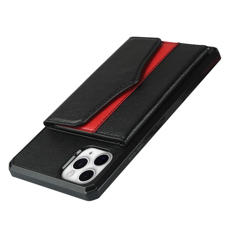 Cover iPhone 11 Pro Sort Mobilcover Multifunktionel Med Spejl Og Rem