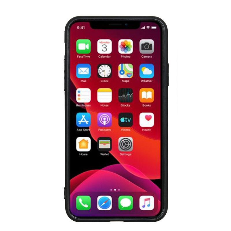 Cover iPhone 11 Pro Sort Mobilcover Premium Lædereffekt