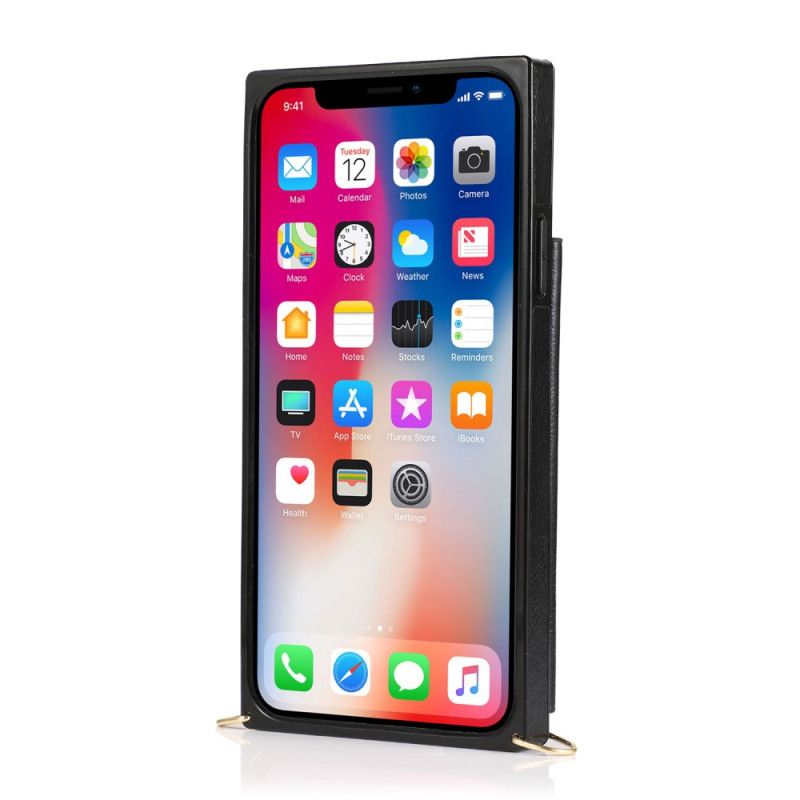 Cover iPhone 11 Pro Sort Multifunktionel Med Justerbar Rem Beskyttelse