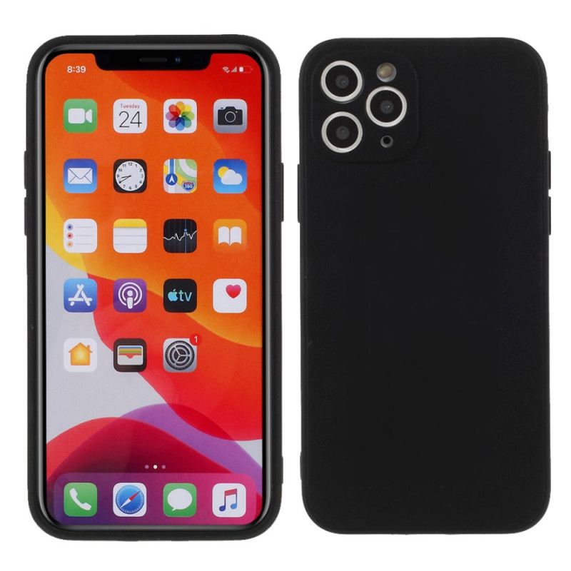 Cover iPhone 11 Pro Sort Silikone Med Matematik I Ren Farve