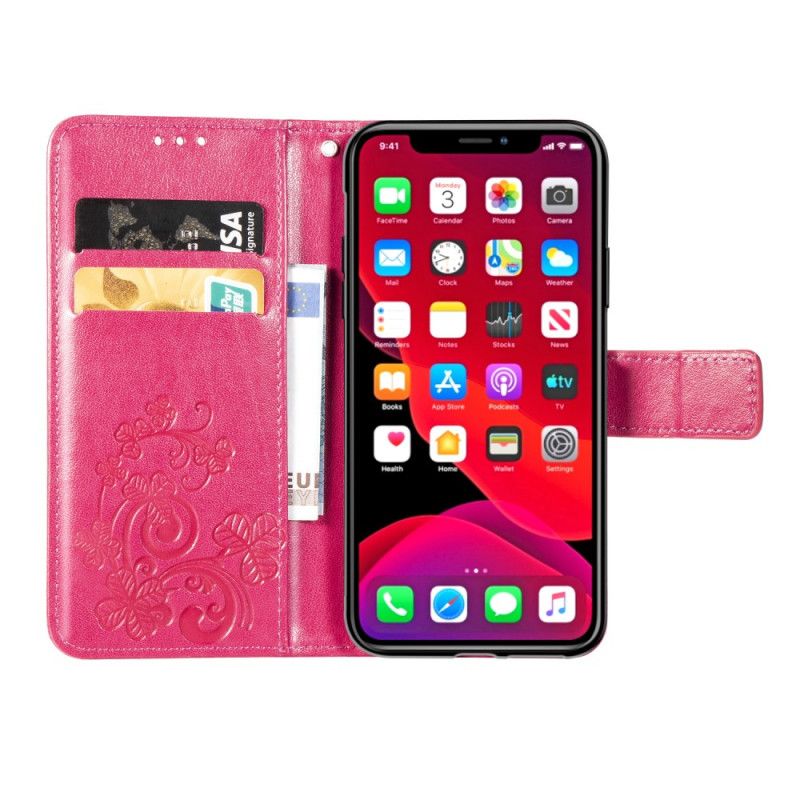 Flip Cover iPhone 11 Pro Sort Mobilcover Firkløver