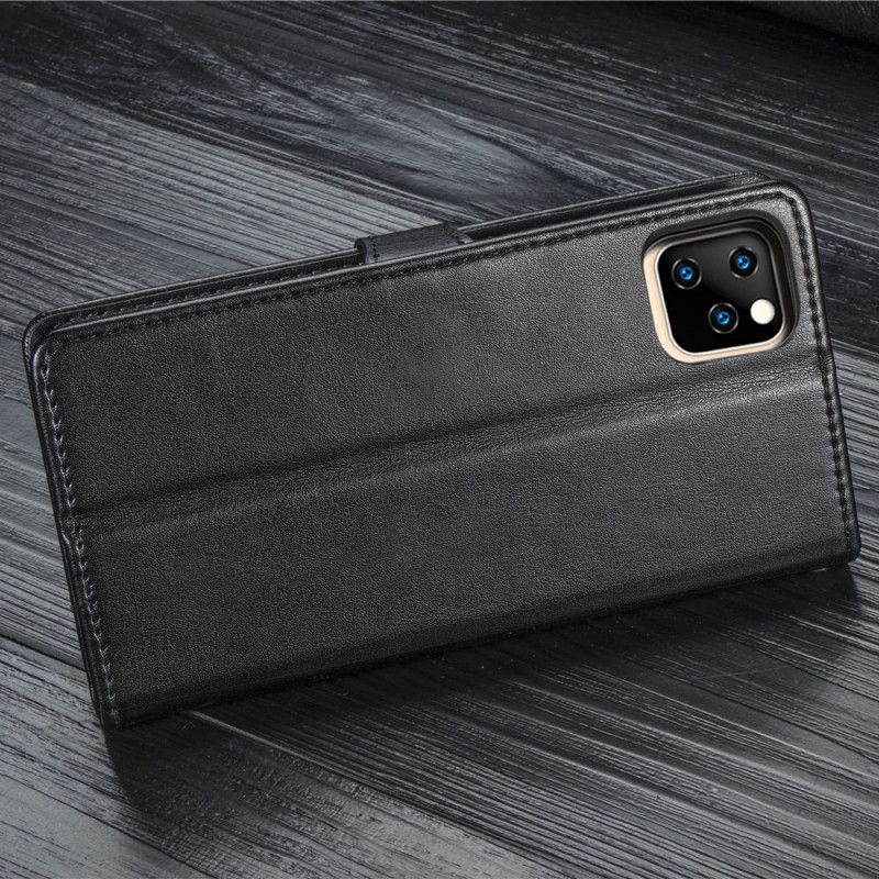 Flip Cover Læder for iPhone 11 Pro Sort Premium Design