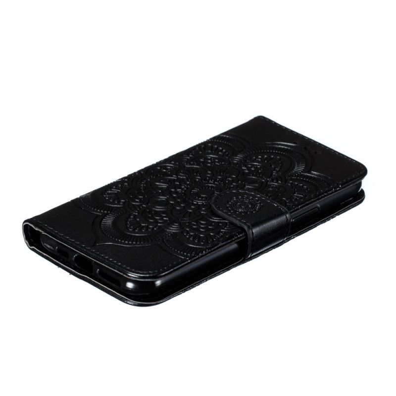 Flip Cover Læder iPhone 11 Pro Sort Hele Mandala