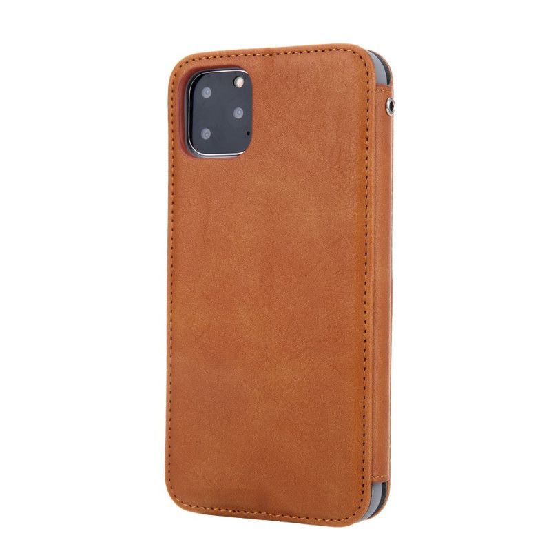 Læder Cover iPhone 11 Pro Sort Mobilcover Finesse Læder Stil