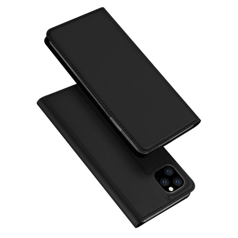 Læder Cover iPhone 11 Pro Sort Mobilcover Skin Pro Serie Dux Ducis