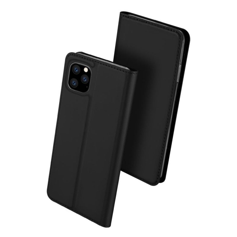 Læder Cover iPhone 11 Pro Sort Mobilcover Skin Pro Serie Dux Ducis