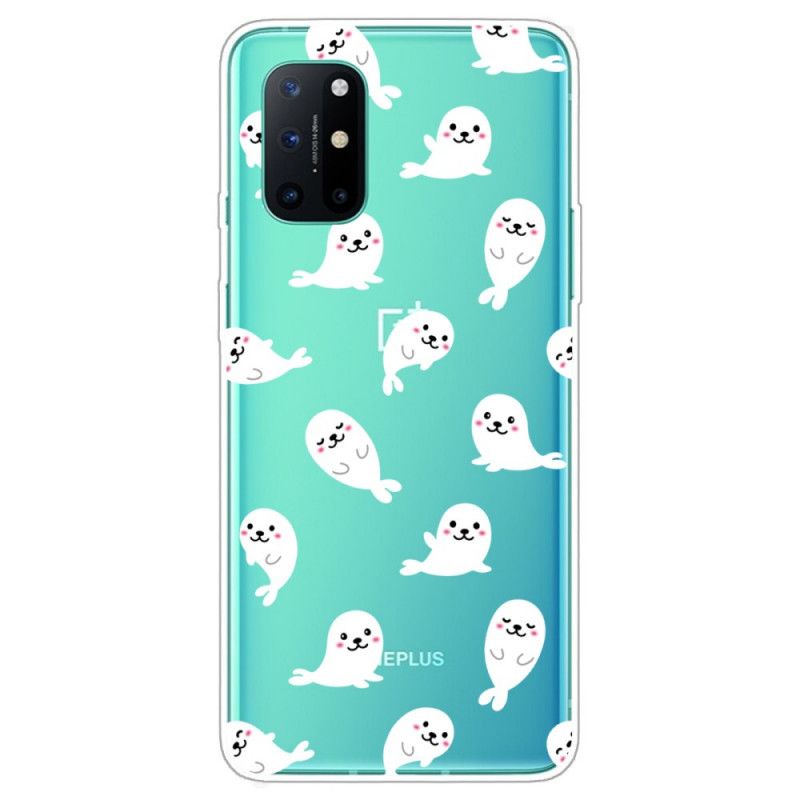 Cover for OnePlus 8T Gennemsigtig Sjov Løver