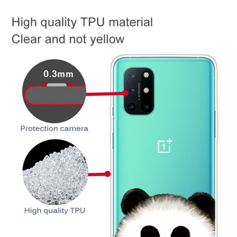 Cover OnePlus 8T Gennemsigtig Panda