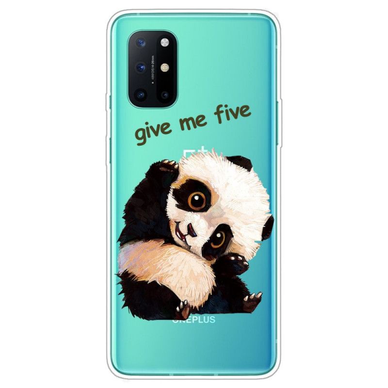 Cover OnePlus 8T Gennemsigtig Panda. Giv Mig Fem Original