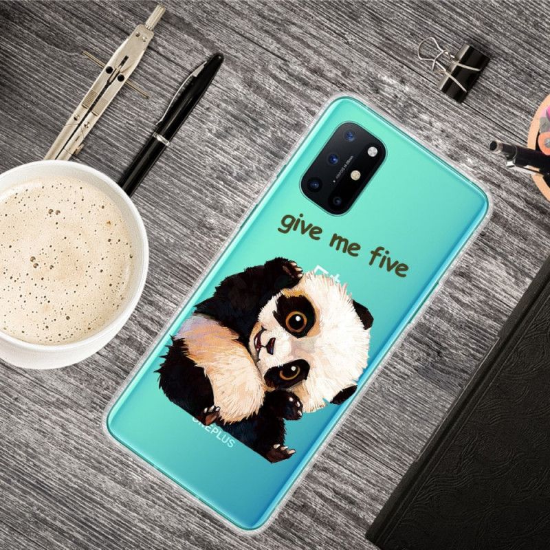 Cover OnePlus 8T Gennemsigtig Panda. Giv Mig Fem Original