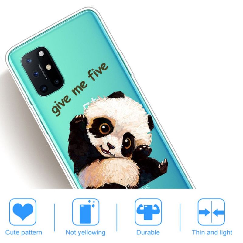 Cover OnePlus 8T Gennemsigtig Panda. Giv Mig Fem Original