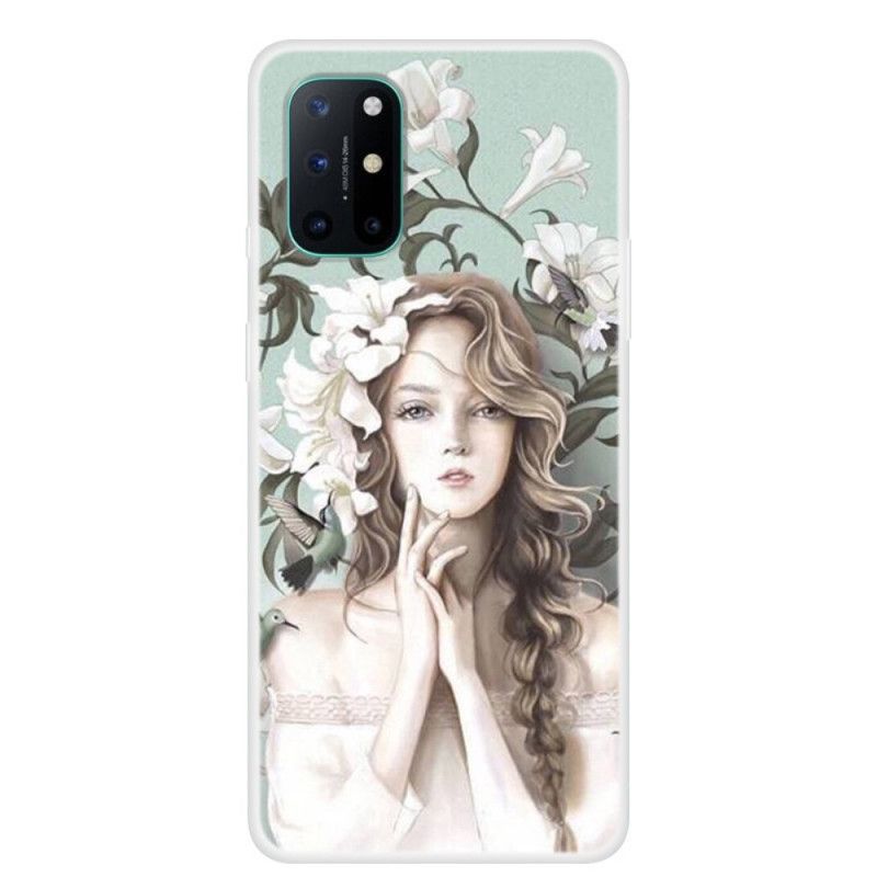 Cover OnePlus 8T Mobilcover Blomsterkvinden