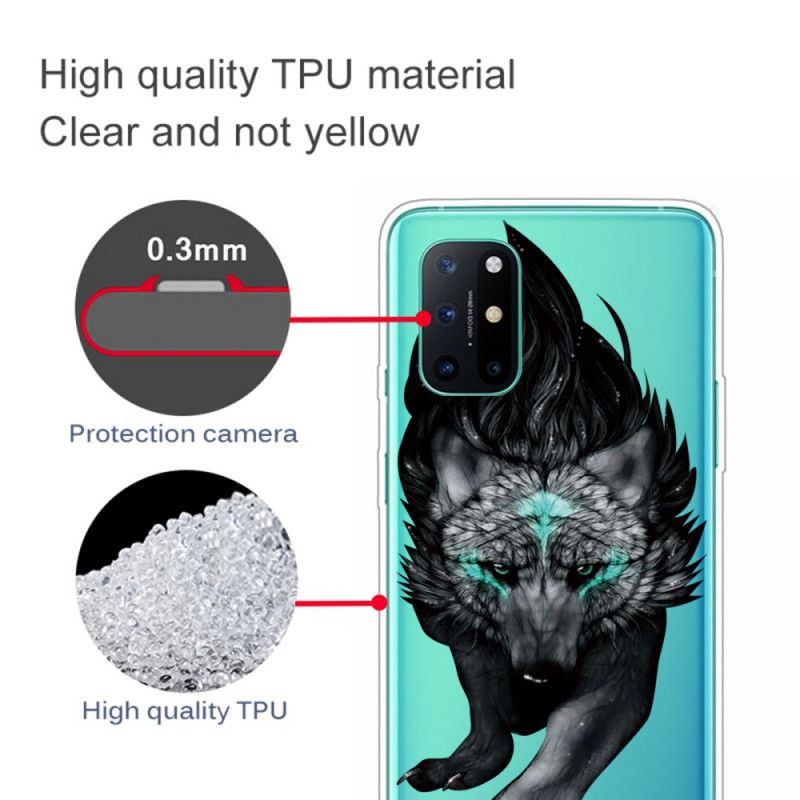 Cover OnePlus 8T Mobilcover Grafisk Ulv