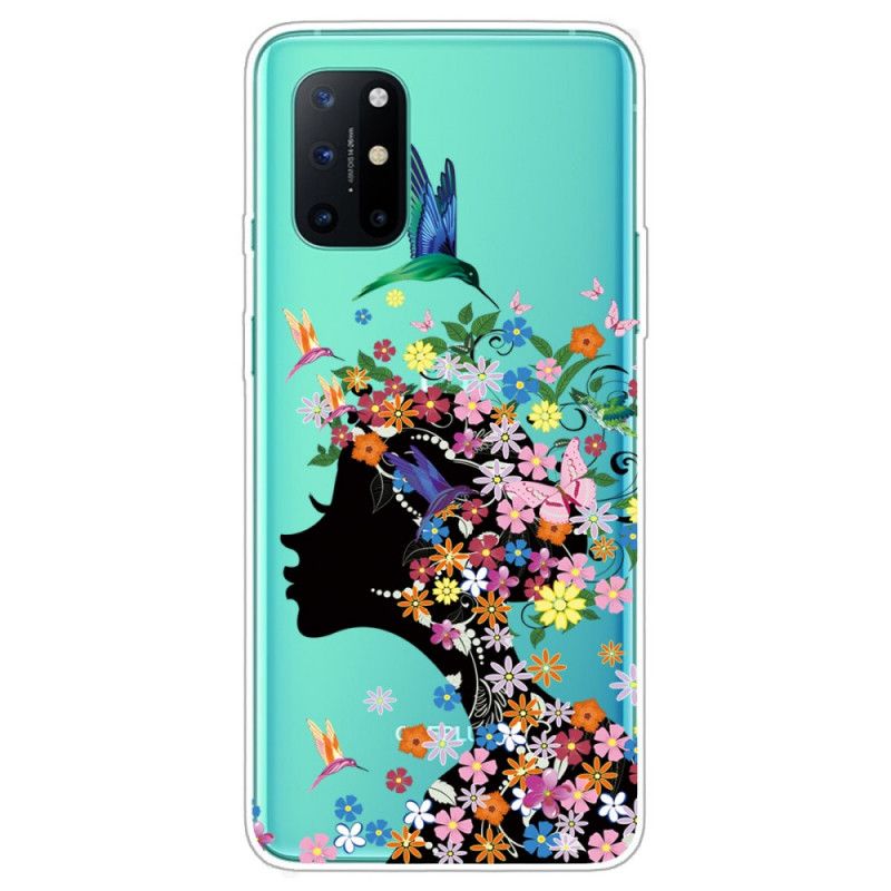 Cover OnePlus 8T Mobilcover Smukt Blomsterhoved