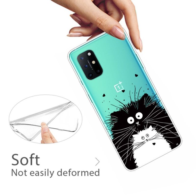 Cover OnePlus 8T Se På De Skøre Katte